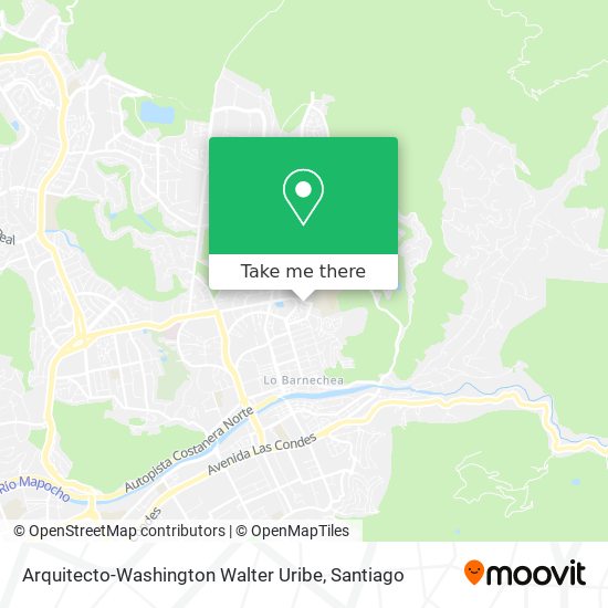 Mapa de Arquitecto-Washington Walter Uribe