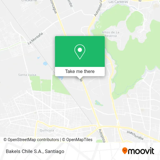 Bakels Chile S.A. map
