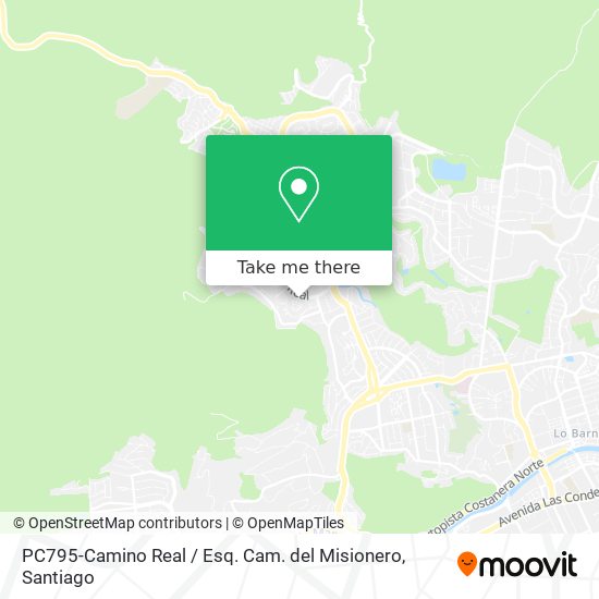 Mapa de PC795-Camino Real / Esq. Cam. del Misionero