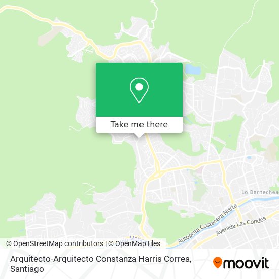 Arquitecto-Arquitecto Constanza Harris Correa map