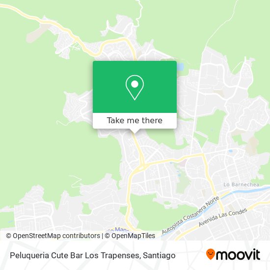 Peluqueria Cute Bar Los Trapenses map