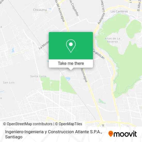 Ingeniero-Ingenieria y Construccion Atlante S.P.A. map