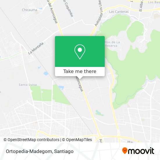 Ortopedia-Madegom map