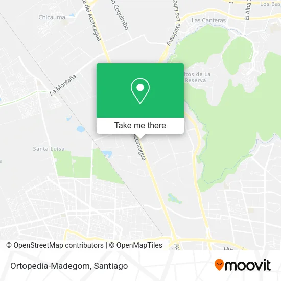 Ortopedia-Madegom map