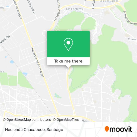Mapa de Hacienda Chacabuco