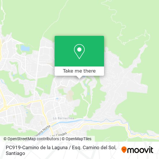 PC919-Camino de la Laguna / Esq. Camino del Sol map