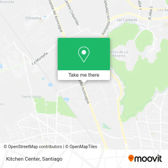 Kitchen Center map