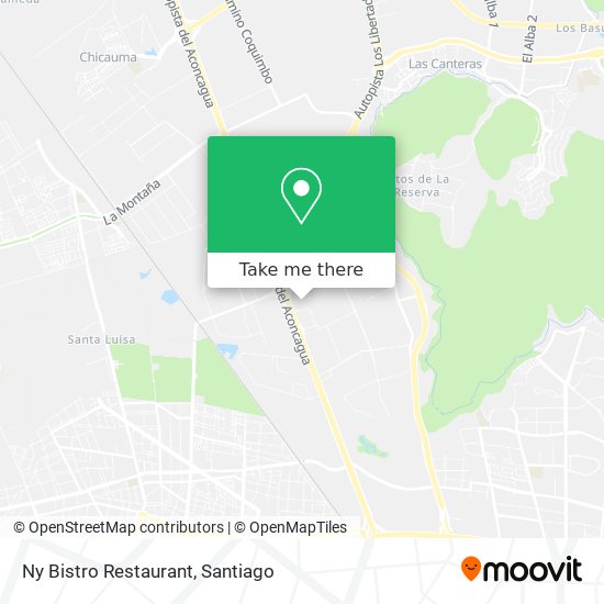 Mapa de Ny Bistro Restaurant