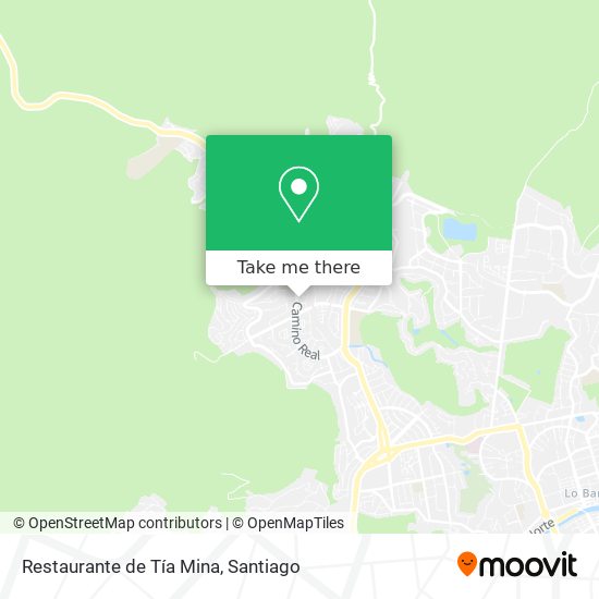 Mapa de Restaurante de Tía Mina