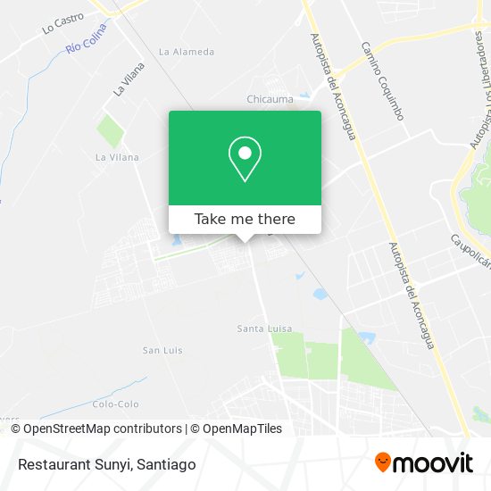 Mapa de Restaurant Sunyi