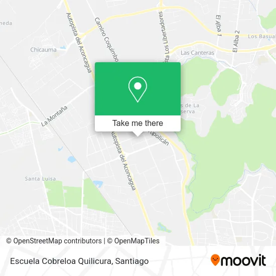 Escuela Cobreloa Quilicura map