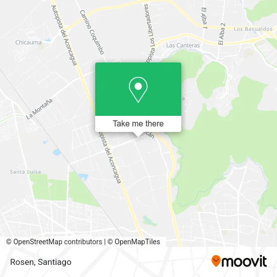 Rosen map