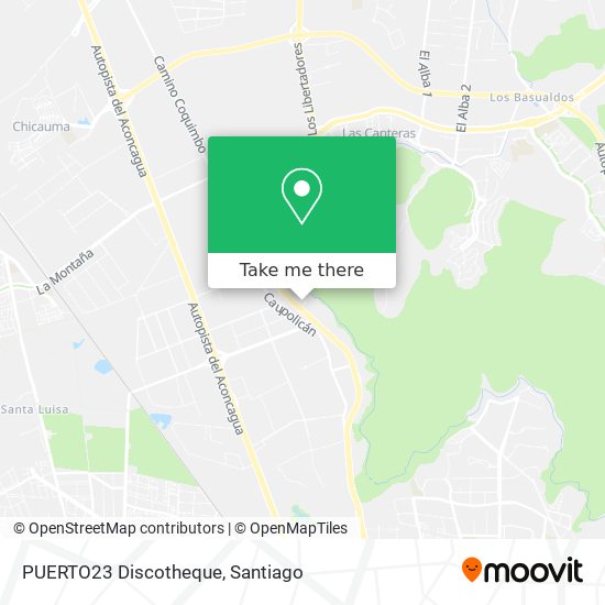 Mapa de PUERTO23 Discotheque