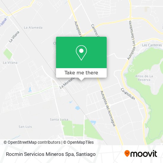 Rocmin Servicios Mineros Spa map