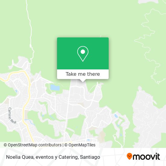 Mapa de Noelia Quea, eventos y Catering
