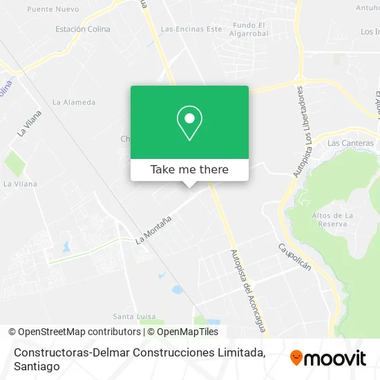 Constructoras-Delmar Construcciones Limitada map
