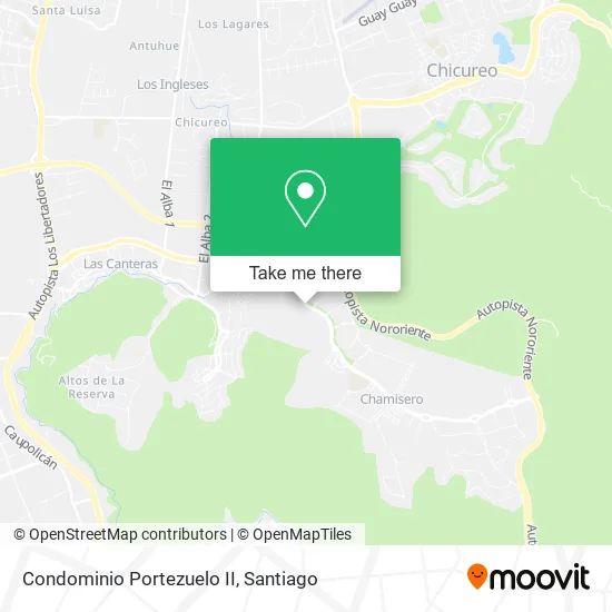 Condominio Portezuelo II map