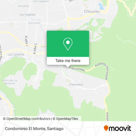 Condominio El Monte map