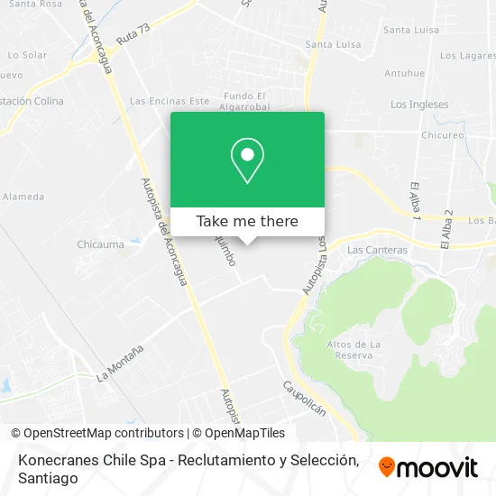 Konecranes Chile Spa - Reclutamiento y Selección map