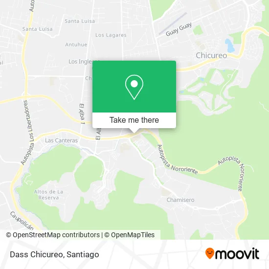 Dass Chicureo map
