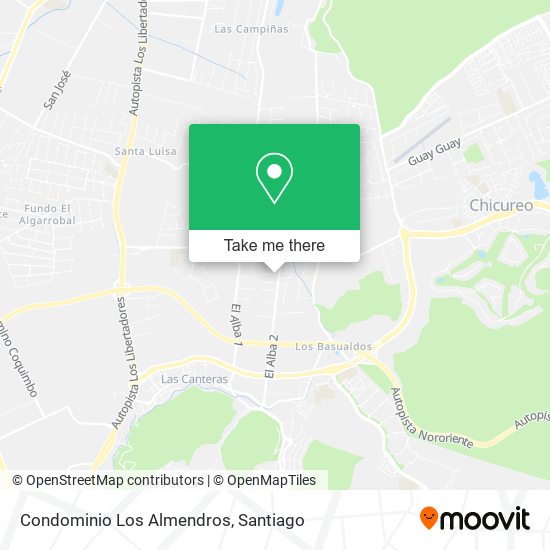 Condominio Los Almendros map