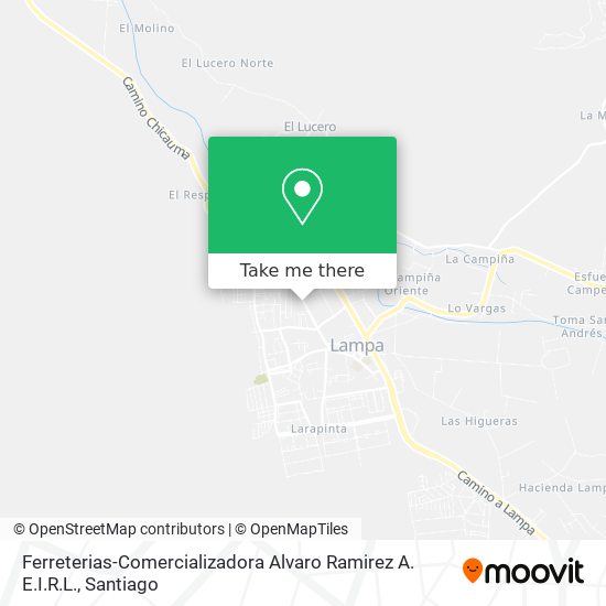 Ferreterias-Comercializadora Alvaro Ramirez A. E.I.R.L. map