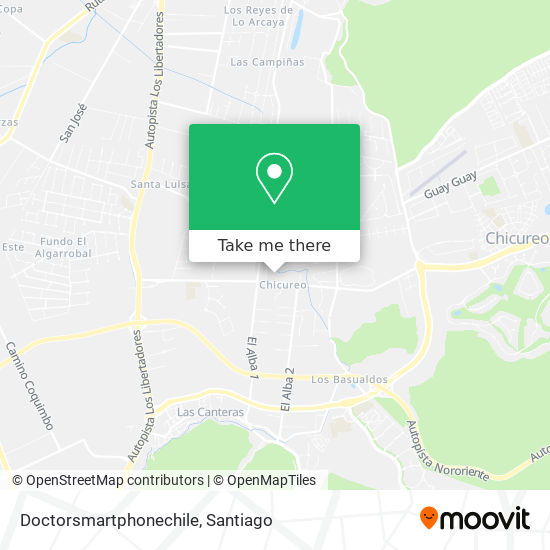 Doctorsmartphonechile map