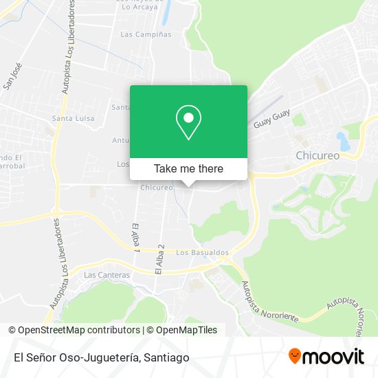 Mapa de El Señor Oso-Juguetería