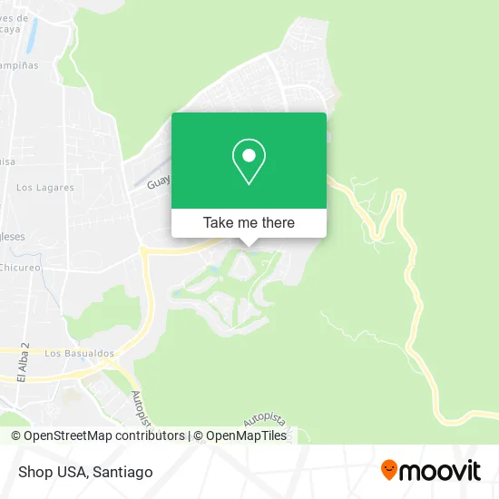 Shop USA map