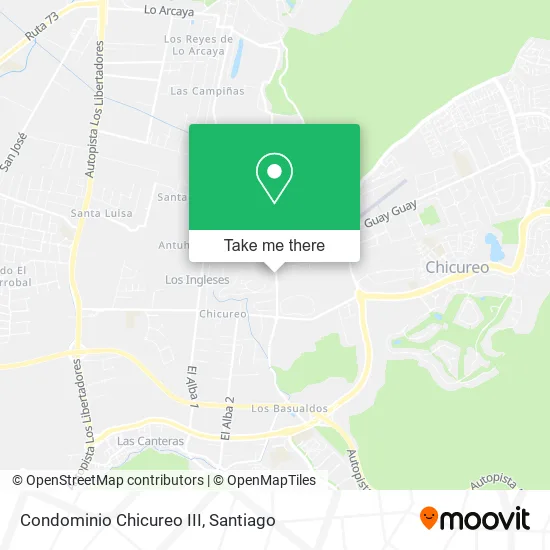 Condominio Chicureo III map