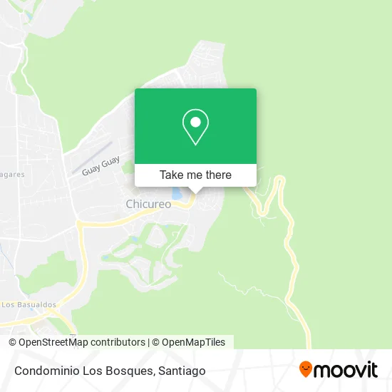 Condominio Los Bosques map