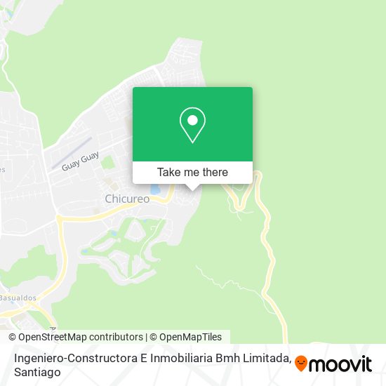 Mapa de Ingeniero-Constructora E Inmobiliaria Bmh Limitada