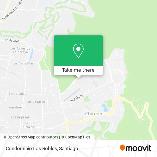 Condominio Los Robles map