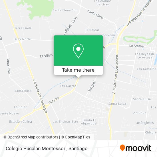 Mapa de Colegio Pucalan Montessori
