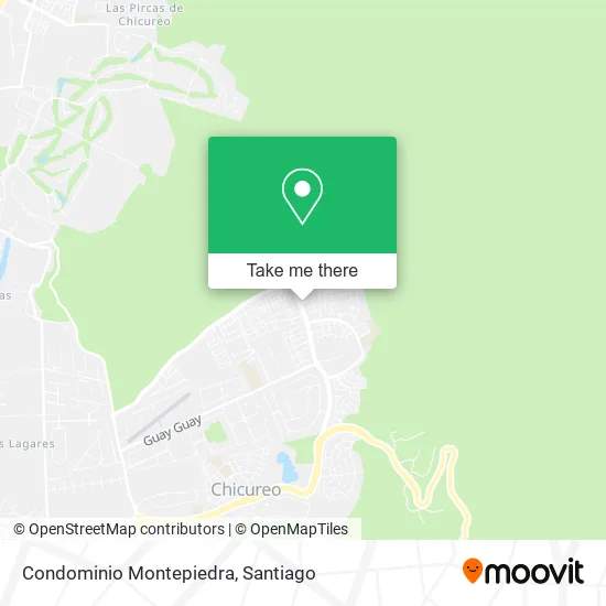 Condominio Montepiedra map
