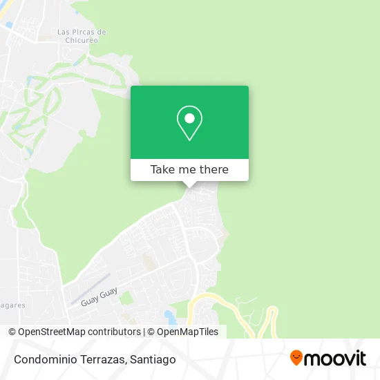 Condominio Terrazas map