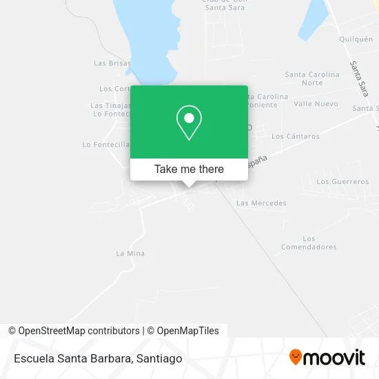 Escuela Santa Barbara map
