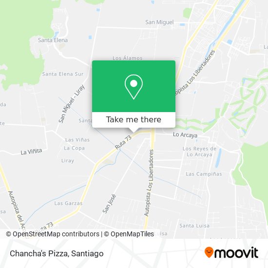 Chancha's Pizza map