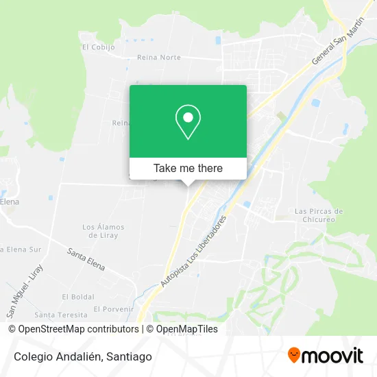 Colegio Andalién map