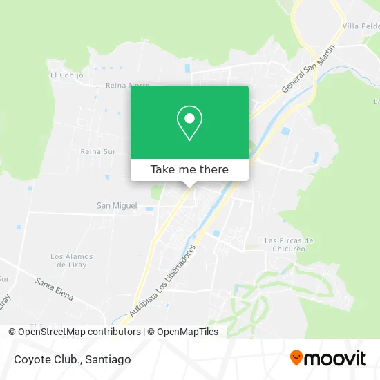 Coyote Club. map
