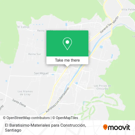 Mapa de El Baratisimo-Materiales para Construcción