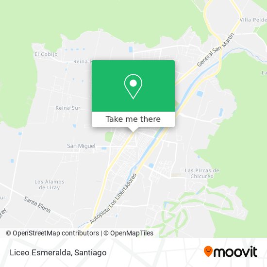 Mapa de Liceo Esmeralda