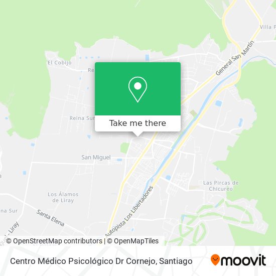 Mapa de Centro Médico Psicológico Dr Cornejo