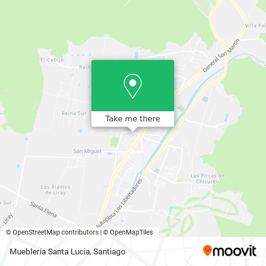 Mapa de Mueblería Santa Lucia