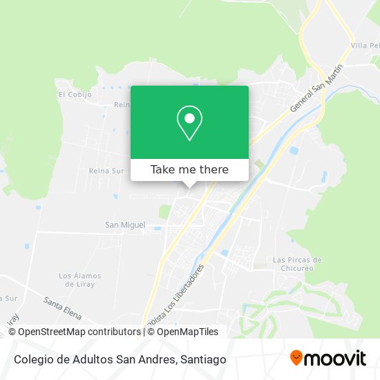 Colegio de Adultos San Andres map