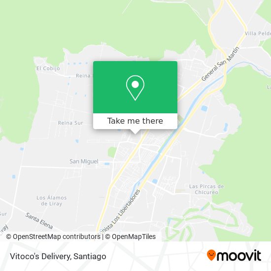 Mapa de Vitoco's Delivery