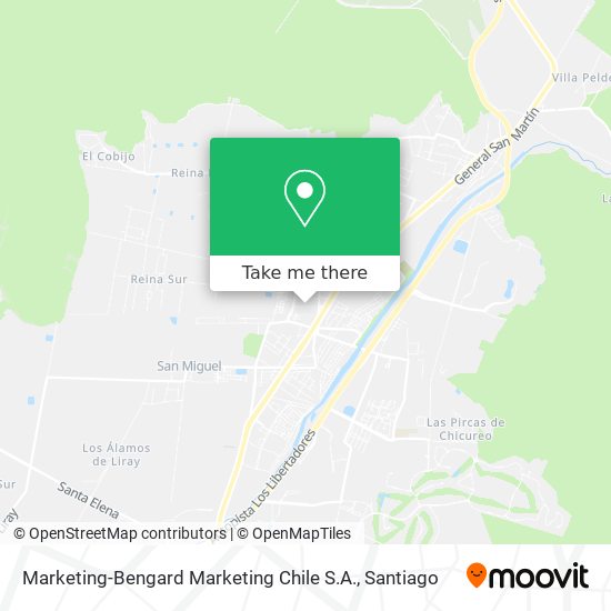 Marketing-Bengard Marketing Chile S.A. map