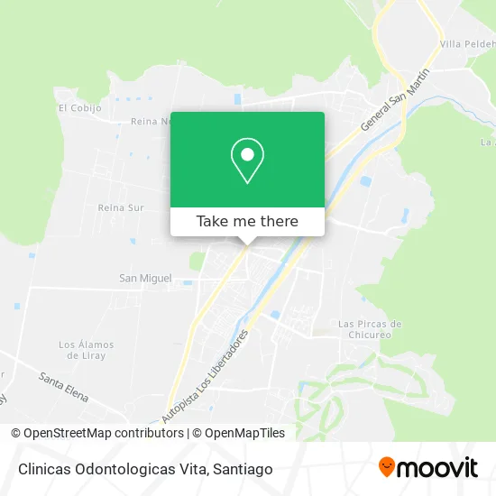 Clinicas Odontologicas Vita map