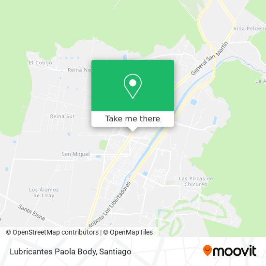 Lubricantes Paola Body map