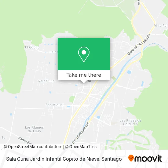 Sala Cuna Jardín Infantil Copito de Nieve map
